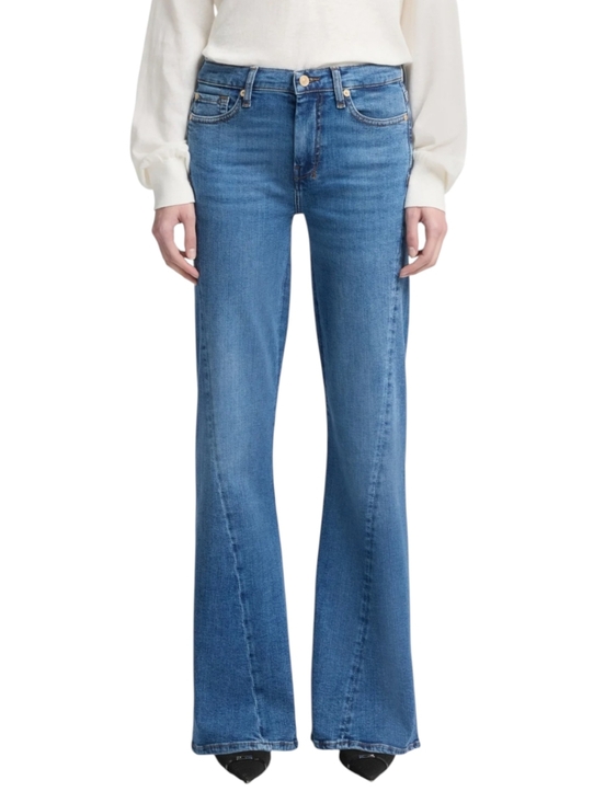 7 For All Mankind Denim - 7 For All Mankind Twisted Seam Dojo Jeans Italian Fabric Yuma Blue 10/30 NWT